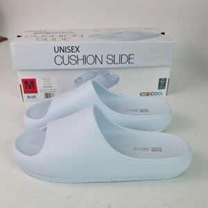 32 Degrees Blue Cushion Slide Sandals